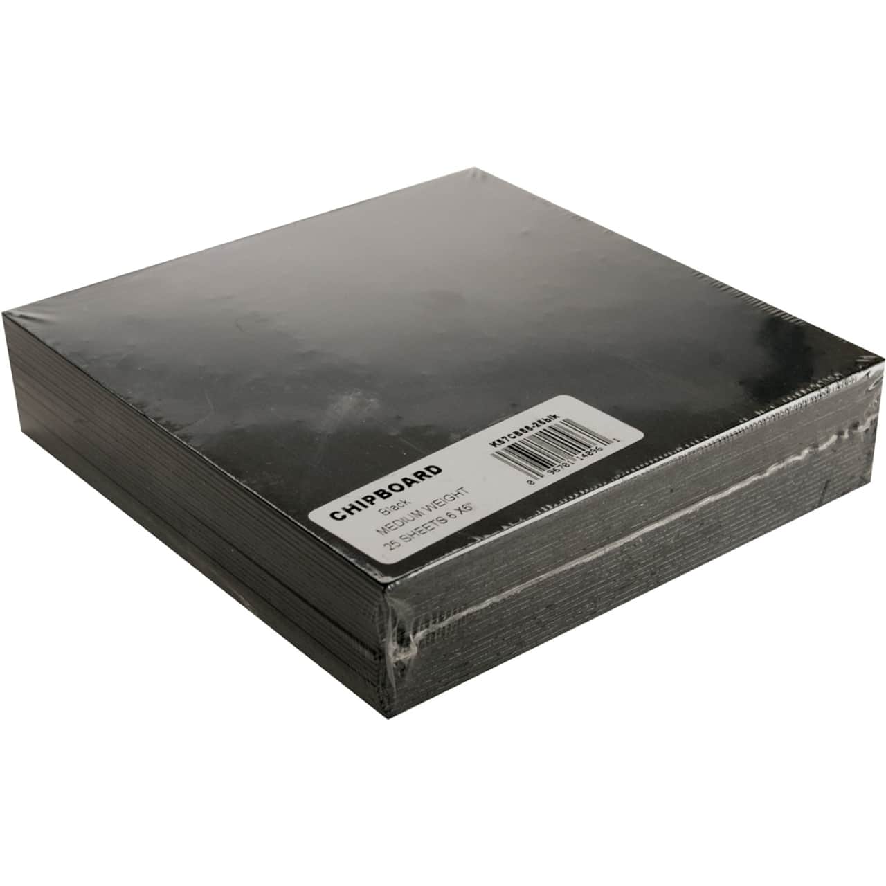 Grafix® Black Medium Weight Chipboard Sheets, 25 Sheets